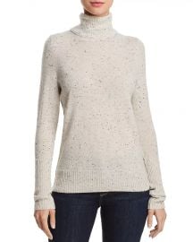 AQUA Cashmere Turtleneck Sweater at Bloomingdales